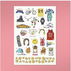 Luckies of London Poster 90's Icons Plakat