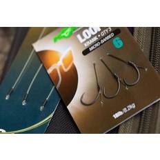 Señuelos de Pesca Korda Anzuelos Loop Rigs Tamaño 6 Krank 18lb (x3) Vert