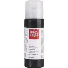 Schwarz Glitzerkleber Knorr Prandell Glitterlim Svart 50 ml