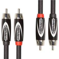 Cables Roland Black Dual Rca-Rca Interconnect Cable 5 Ft.