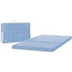 Multifärgade Madrasser Barnrum Asalvo Folding Mattress Stars 120x60x5cm, Blue