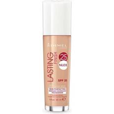 Makeup Rimmel Lasting Finish 25h Nude Foundation 010 Light Porcelain 30ml