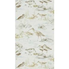 Sanderson Estuary Birds Wallpaper 216494 in Mist Ivory White