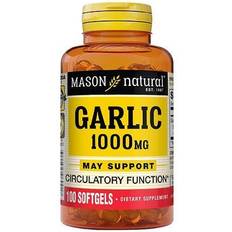 Mason Natural Garlic Oil 1000 mg, Softgels 100.0