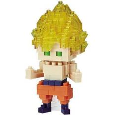 Goku figure Bandai Dragon Ball Z Super Saiyan Son Goku Nanoblock Constructible Figure