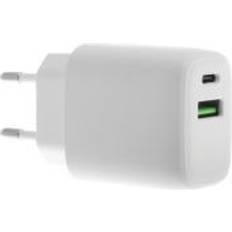  Strømforsyningsadapter 30 Watt 3 A PD 3.0, Quick Charge 3.0 2 output-stikforbindelser (USB, 24 pin USB-C)