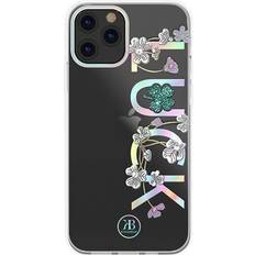 Kingxbar Lucky Series skal dekorerad iPhone 12 mini transparent