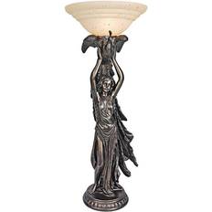 Design Toscano The Peacock Goddess Torchiere Floor Lamp