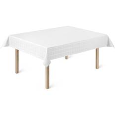Juna Brick Damask Bordsduk Grå, Turkos, Vit (320x150cm)