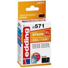 Blæk & Toner Edding Blækpatroner Kompatibel EDD-571 erstatter Epson 33XL