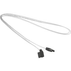 Kabel SuperMicro CBL0489L CBL-0489L-0.7 m-SATA I-Silver-Straight-Right