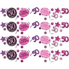 Amscan Konfetti 50 Sparkling pink