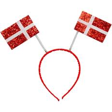 Hisab Joker Hårbøjle Glitrende Danske Flag