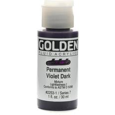 Golden Fluid Acrylics permanent violet dark 1 oz