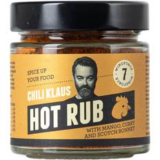 Chili Klaus Krydderier, Smagsgivere & Saucer Chili Klaus Hot Rub Mango Curry & Scotch Bonnet