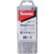 Power Tool Accessories Makita D-36712 Omnibohrer 4-10mm x5 Pc Set