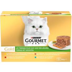 Gourmet Animaux de compagnie Gourmet Gold Les Terrines Aux Légumes 12 x 85 g