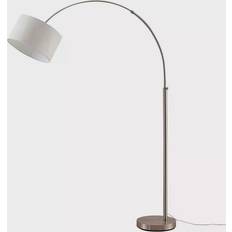 Stof Gulvlamper Lindby Railyn Cream/Nickel Gulvlampe