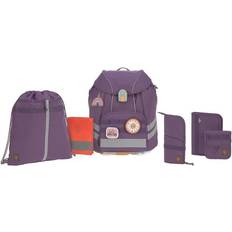 Lila Schulranzen Lässig Schulranzen Set Flexy - Unique Purple