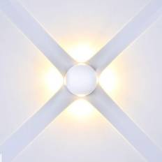 Plafoniere da Parete V-TAC Vt-834 Lampada Led 4w Forma Sferica Bianco 3000k Ip65 Plafoniera da Parete