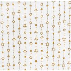 Gold Paper Napkins Talking Tables Servietter Gold Star 20-pak