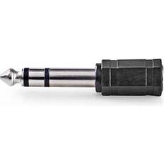 Nedis Stereo Adapter Hanstik Hunstik Nikkelplateret
