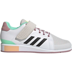 39 ⅓ - Unisex Treningssko Adidas Power Perfect 3 Tokyo - Cloud White/Core Black/Solar Yellow