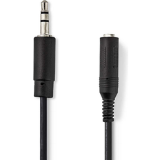 Nedis 3.5mm 6.35mm Jack adapter kabel - 1m 0.2m