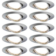 Paulmann Taklampor Paulmann 93399 LED Brushed Iron Takplafond ∅ 9cm 10st