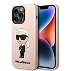 Karl Lagerfeld KLHMP14XSNIKBCP iPhone 14 Pro Max 6,7 hardcase różowy/rosa silikone Ikonik Magsafe