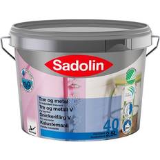 Sadolin træ metal Sadolin V SUPER 40 Metalmaling, Træmaling Hvid 2.5L