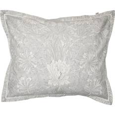 400.0 TC Ropa de Cama Mille Notti Honeysuckle & Tulip Funda de almohada Gris (60x50cm)