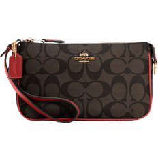 Coach Nolita 19 In Signature Canvas - Gold/Brown 1941 Red