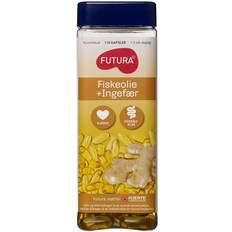 Futura omega 3 Futura Fiskeolie +Ingefær 110 stk