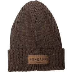 Lemmel Coffee Ribbed Beanie