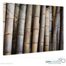 Glastavle Ambience serie bamboo 100x100