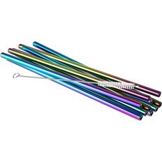 Nytår Sugerør APS Sugerør Stål Rainbow Look 11 Stk 21,5cm 8ø