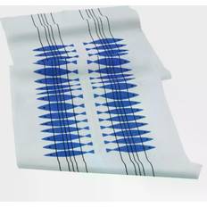 Almedahls Sill Nappe Blanc, Bleu (140x45cm)