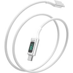 4smarts Kabler 4smarts PD 100W 2.0 USB C - USB C M-M White 1.5m