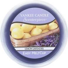 Plast Doftljus Yankee Candle Lemon Melt Cup Lavender Doftljus 61g