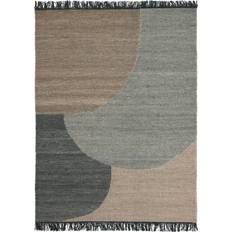 Linie Design Eik gulvtæppe 200x300 Grå, Brun, Sort cm