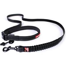 Ezydog Haustiere Ezydog Road Runner Lead, 82-Inch, Black