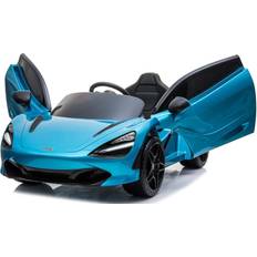 Elbil mclaren Megaleg McLaren 720S 12v blå-lakering m/gummihjul