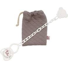 ASI Docktillbehör Napp m. Förvaringspåse Warm Grey One Size Docktillbehör