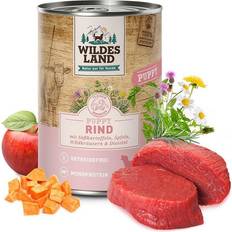 Wildes land Wildes Land Puppy Oksekød dåsemad, 400g