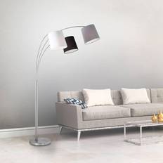 Lighting Leuchten Direkt Melvin three-bulb Floor Lamp