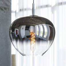 Chrome Pendant Lamps SLV Pantilo Convex Chrome Pendant Lamp 29cm