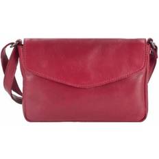 Rot Handtaschen Greenburry Umhängetasche Leder 22x14cm SOFT WASHED rot