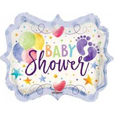 Babyshower Babyshower folieballon med fodprint