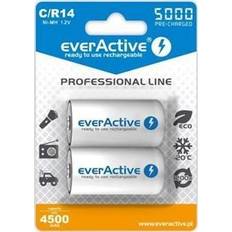 R14 batterier everActive Rechargeable batteries Ni-MH R14 C 5000 mAh Professional Line